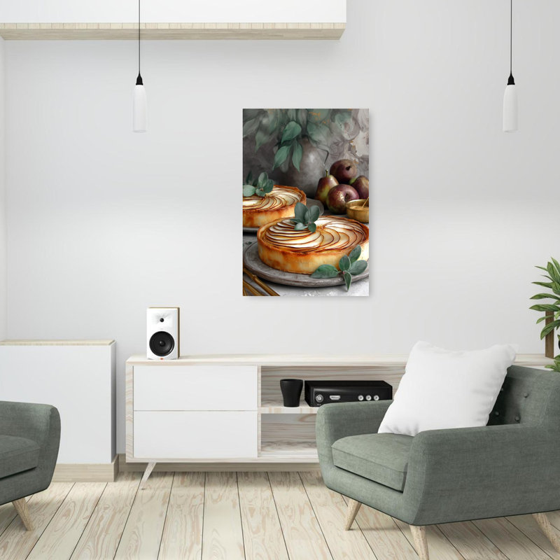 Tartelette aux poires d'automne, 36" H x 24" W