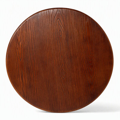 Solid Pine Round Table Top, 19.69 Inch Diameter Wooden Tabletop, 1.18 Inch Thick Replacement Round Wood Board with Natural Wood Grain, Waterproof Scratch Resistant Table Surface for Coffee Table, Side Table