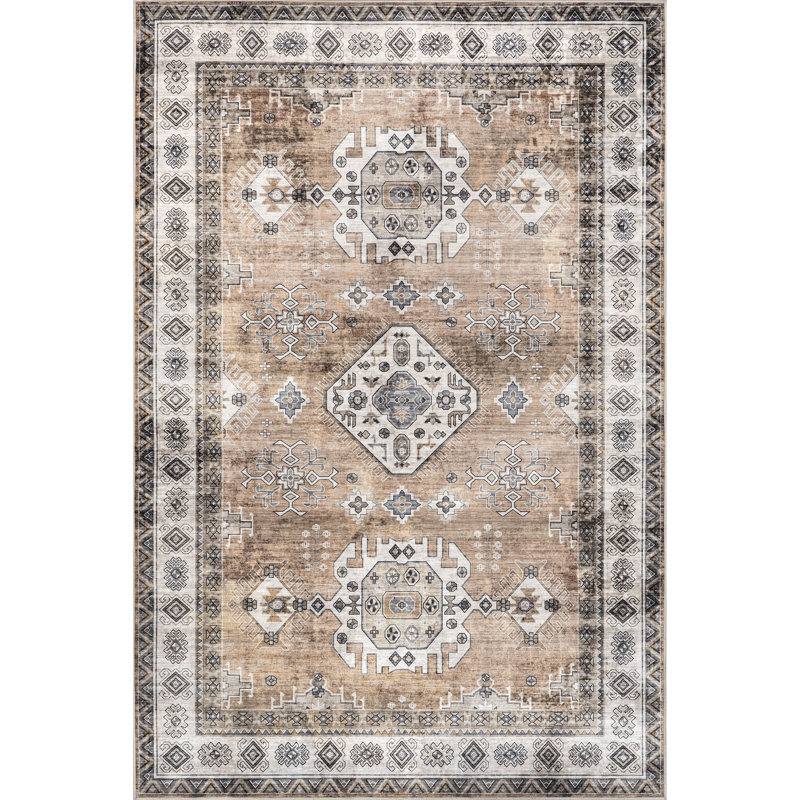 Tapis lavable à la machine Evelina, Rectangle 5 pi x 8 pi