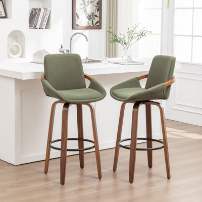 Swivel Upholstered Counter Stool