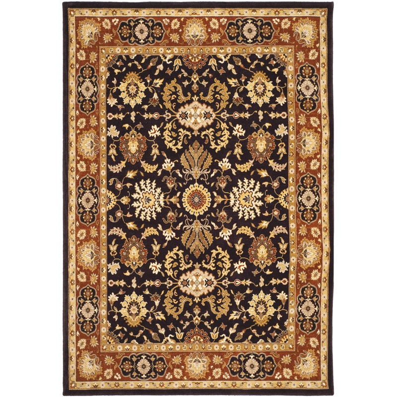 Tuscany Wool Pile Oriental Rug, Rectangle 4' x 5'6"