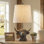 Lampe de table 19 po Highland Cow Head