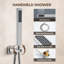Système de douche mural 12 "à 3 fonctions avec 6 jets pour le corps à pression équilibrée ACL 12"-105525099