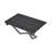 32-inch x 15-inch ADA Folding Wall Mount Bathroom Shower Seat Bench, Black Slatted Phenolic Seat