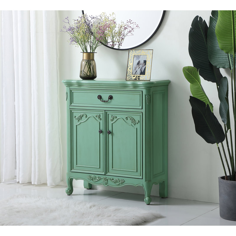 COSMO 1 - Commode décorative à tiroir, Menthe rétro
