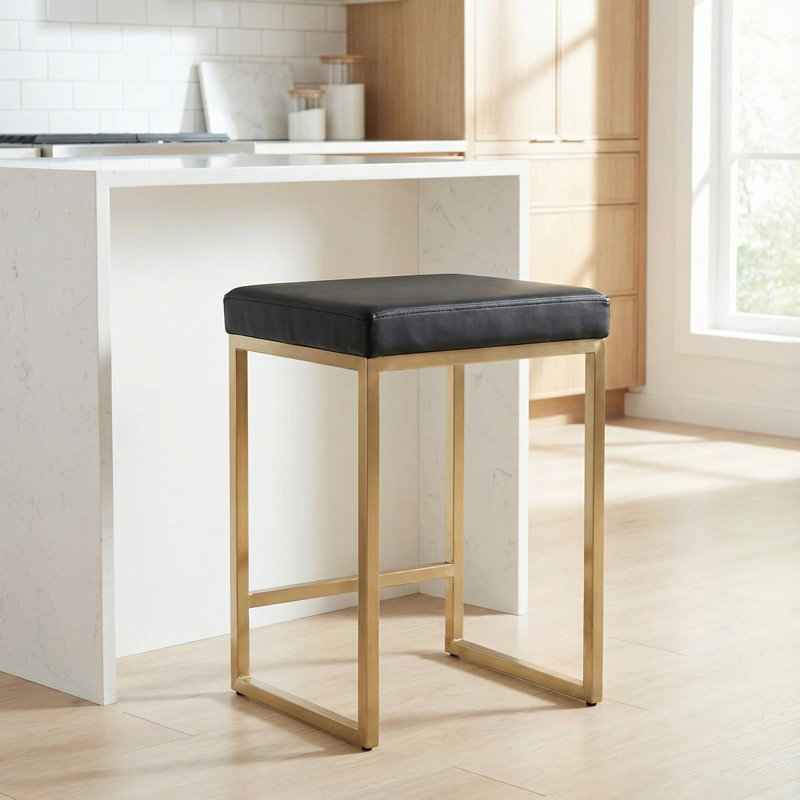 Tabouret de comptoir 24 po Rumesa, Or