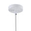 Luminaire suspendu moderne surdimensionné à 1 lumière avec abat-jour en tissu 21,65 pouces pour la salle à manger et la chambre à coucher