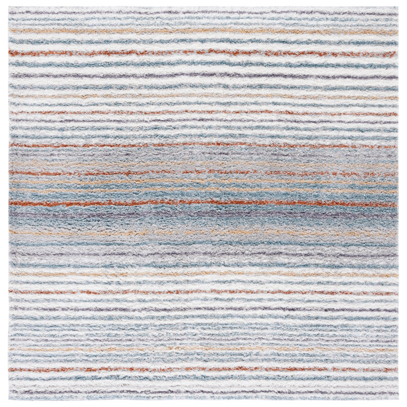Joubruwn Performance Striped Rug, Square 7'