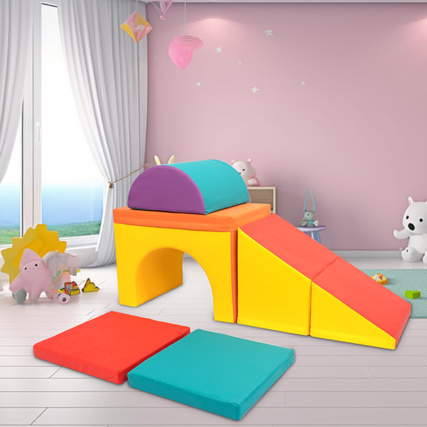 Tumble Town Foam Blocks for Toddlers - Rainbow
