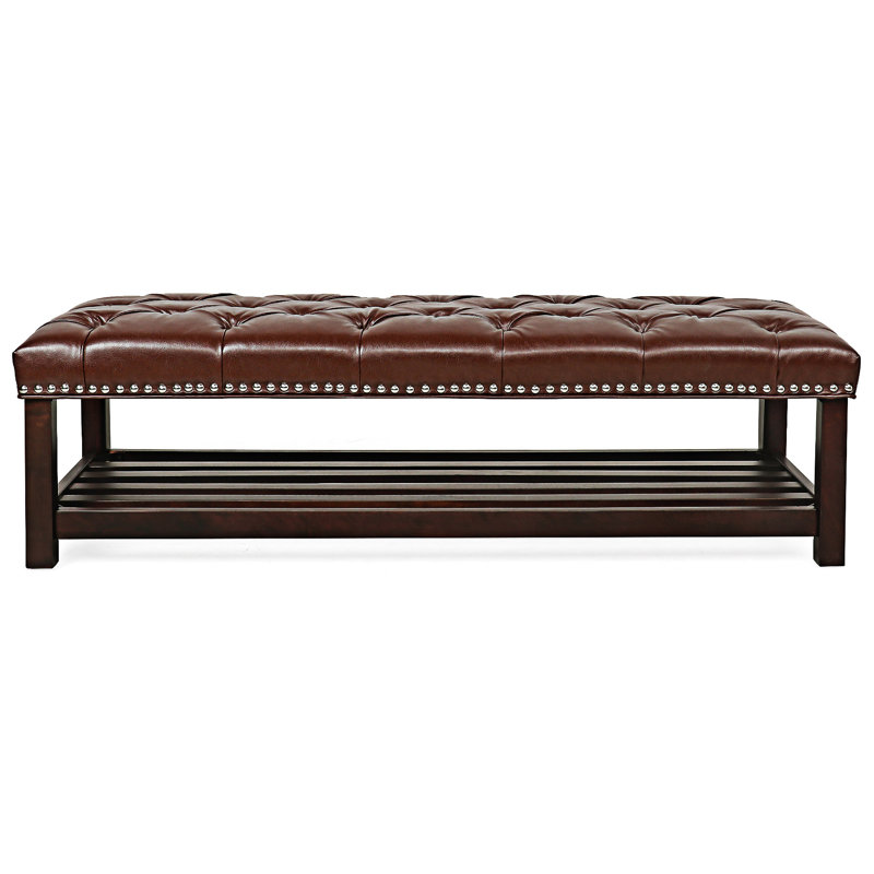 Tufted Upholstered Footstool