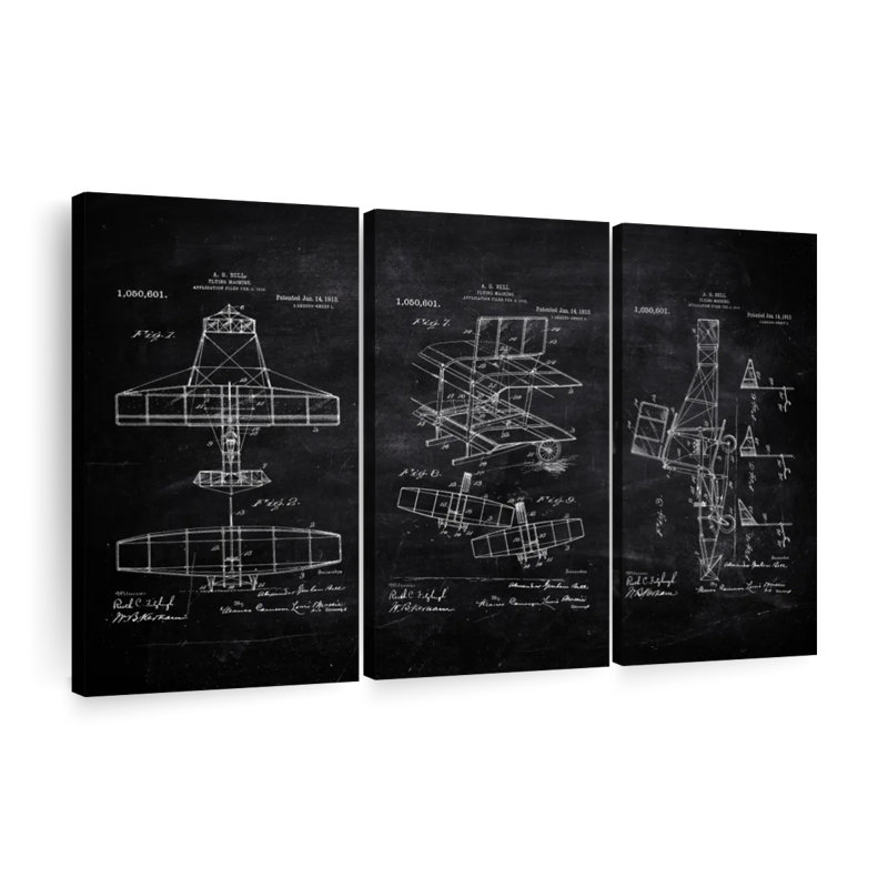 Reproduction d'art sur toile, H 45 po x l 28 po x P 1,25 po