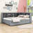 Wood DayBed with Trundle, Shelves and USB Charging Ports-1796734920-1796734917