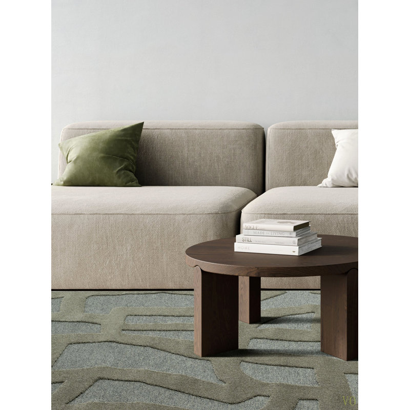 Tapis en polyester Teagan, Rectangle 7 pi 10 po x 10 pi