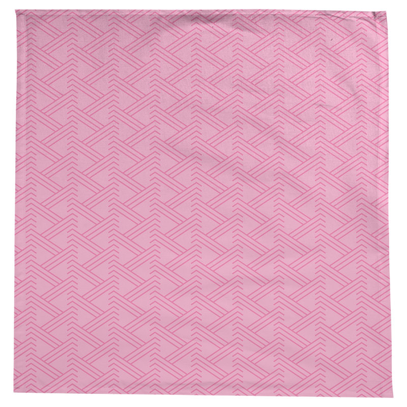 Nappe zig zag classique, Rose