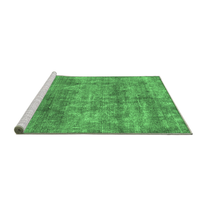 Washable Abstract Indoor Rug, Round 8'