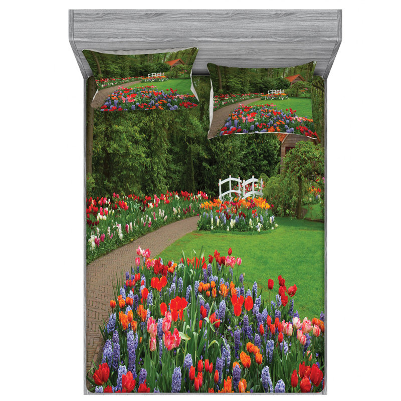 Microfiber Sheet Set, Queen Sheet Set with Fitted Sheet