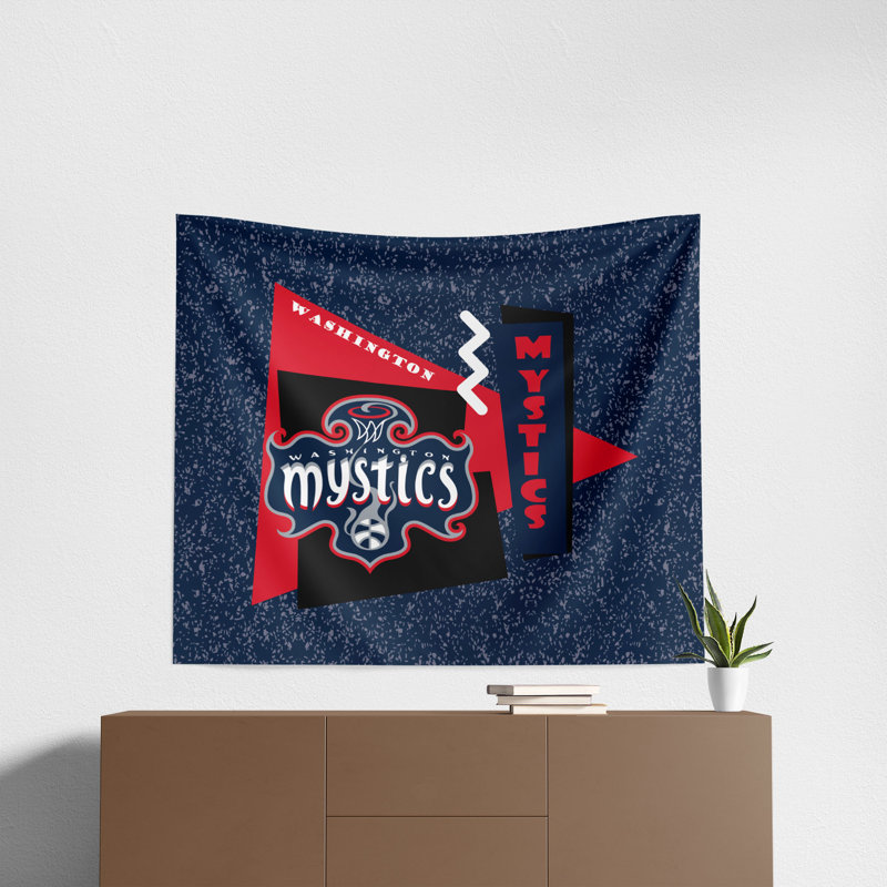 «WNBA Washington Mystics», tapisserie murale suspendue, ventilateur de basketball, 34 x 40 po
