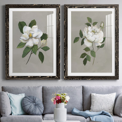 " Botanical Magnolia " 2 - Pieces