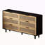 Armoire de rangement en rotin à 51 tiroirs 51,18 po, pour chambre à coucher et salon-1119251177-1119251178