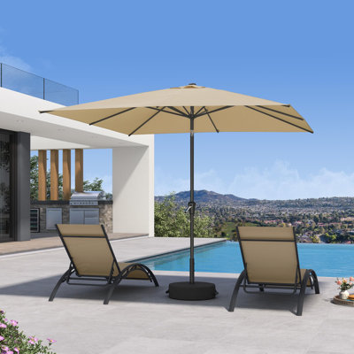 Parasol de terrasse carré 8 'x 8'