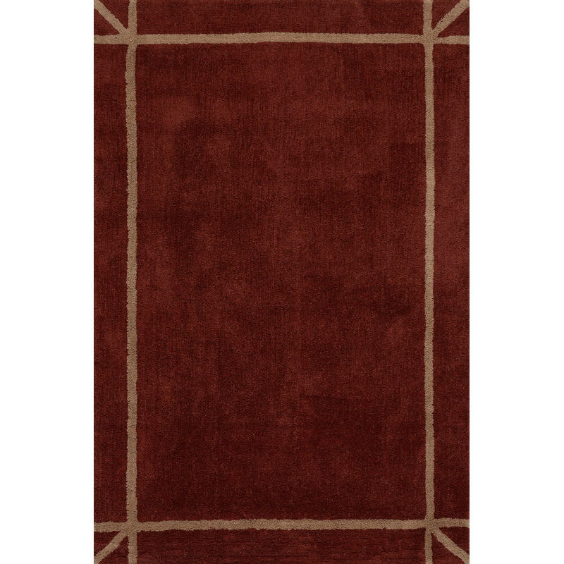 Sivra Bordered Rug, Rectangle 5' x 8'