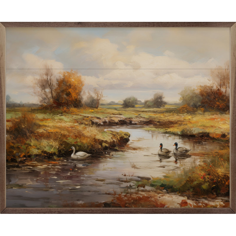 Canard en train de regarder I par Petals Prints Design, H 16 po x l 20 po