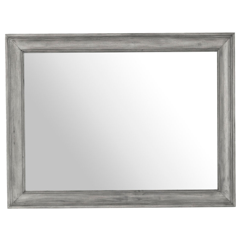 Commode et miroir Crumitie, Gris