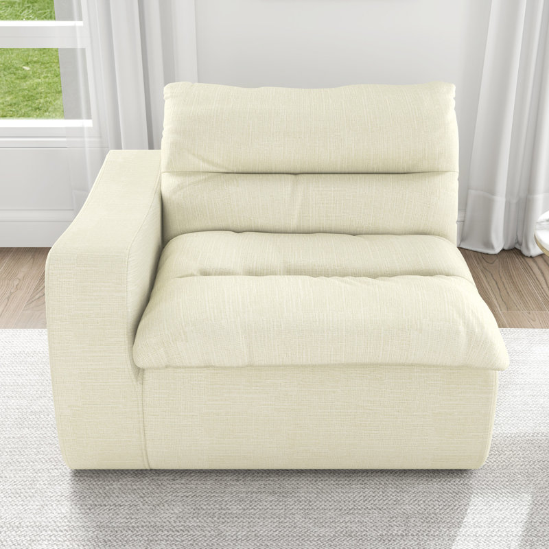 Canapé Lazy Floor, méridienne moderne avec accoudoir à gauche, fauteuil à billes confortable, convient au salon, bureau de chambre à coucher