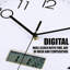 12 Inch Silent Wall Clock with Day, Date and Temperature (Silver)