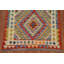 Tapis oriental multicolore en laine Kilim 3 x 5