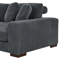 Grand canapé modulaire double rembourré en velours côtelé à grande assise, parfait pour le confort et le style dans n'importe quel salon-1269488667