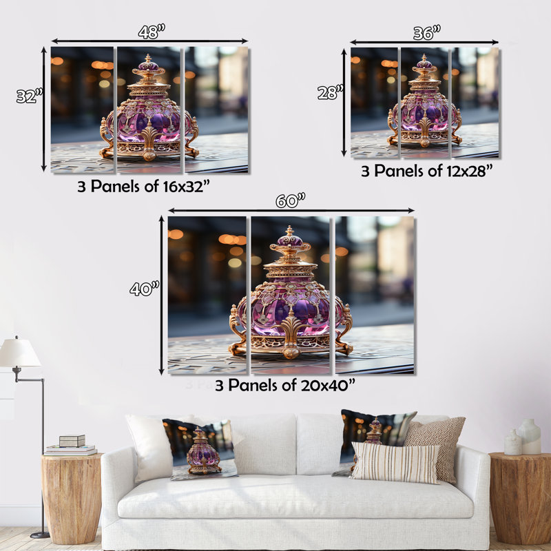 Hoylake - Perfumes, reproduction d'art sur toile, H 28 po x l 36 po x P 1 po
