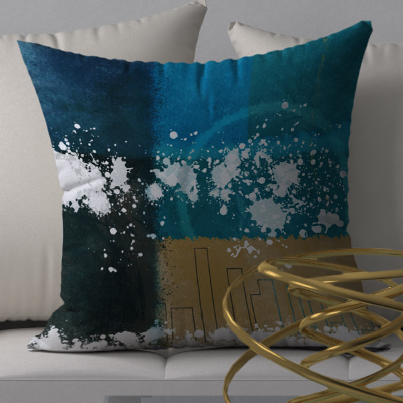 Housse de coussin carrée/insert, 18" x 18"