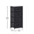 Melisaa 4 Drawer Vertical Storage Dresser with Cast Iron Frame, Wood Top and Fabric Drawers-92596366