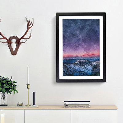 Mountain Peaks in the Dolomites Italy - Picture Frame Painting Print