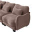 Canapé modulaire en chenille 3 places avec coussin de taille exquise, canapé facile à assembler-1478513992-1478513997