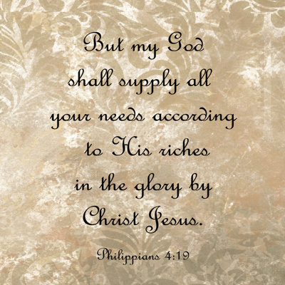 Glory By Christ - Wrapped Canvas Print