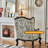 Light luxury Chenille jacquard lounge chair