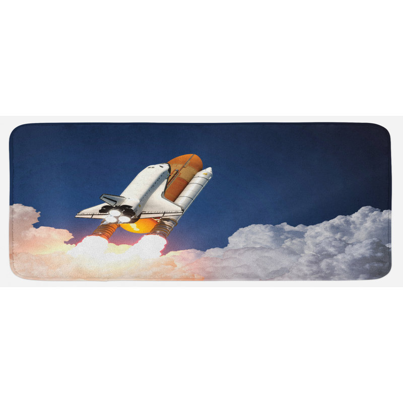 Modern & Contemporary Polyester Kitchen Mat