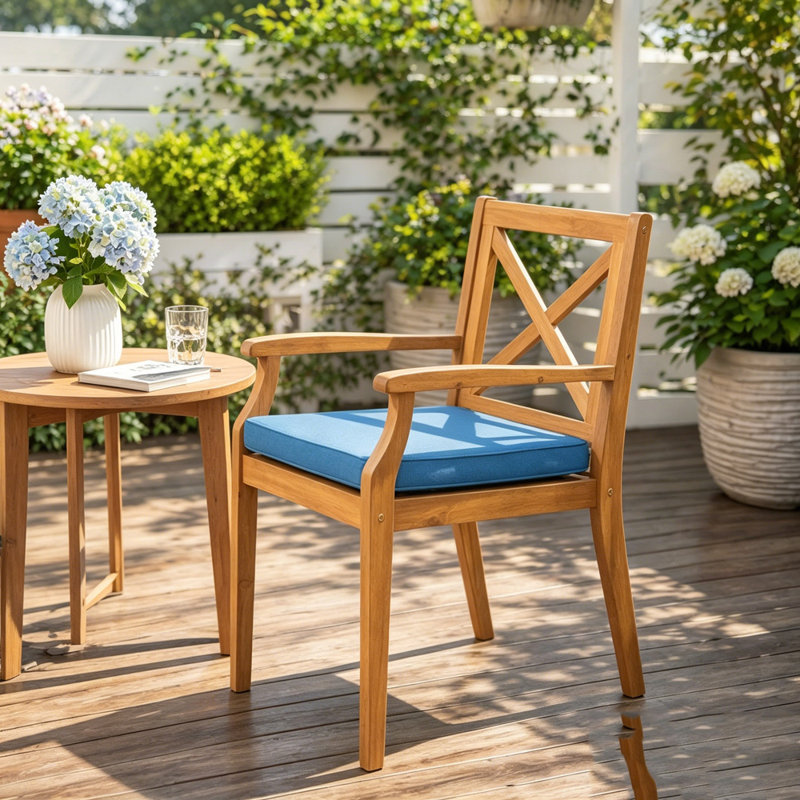 Chaise longue de patio 2 pièces, Bleu
