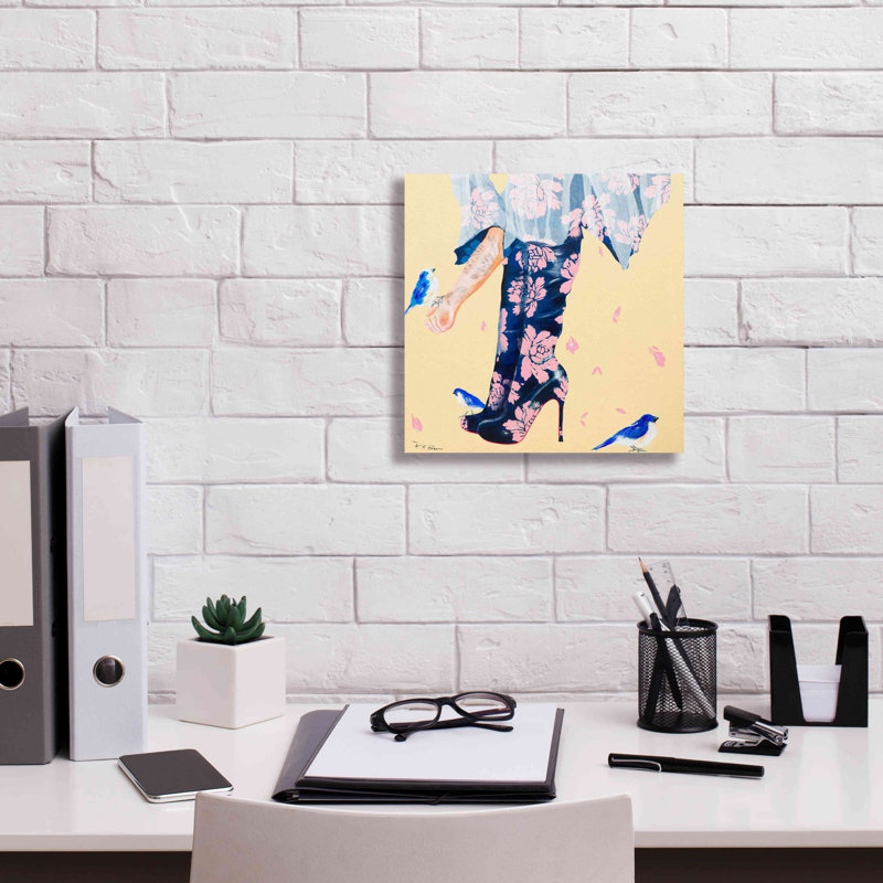 Art mural sur toile Latitude Run® «Her best Friends» par Pamela K. Beer, H 12 po x l 12 po x P 0,75 po
