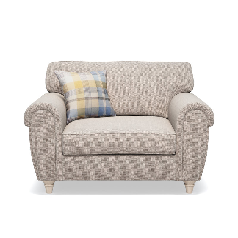 Vivo Upholstered Chair And A Half, Sand