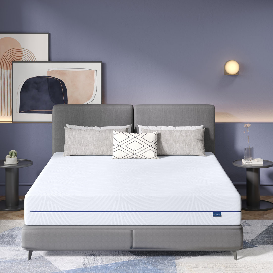 12" Medium Gel Memory Foam Mattress Alwyn Home Mattress 