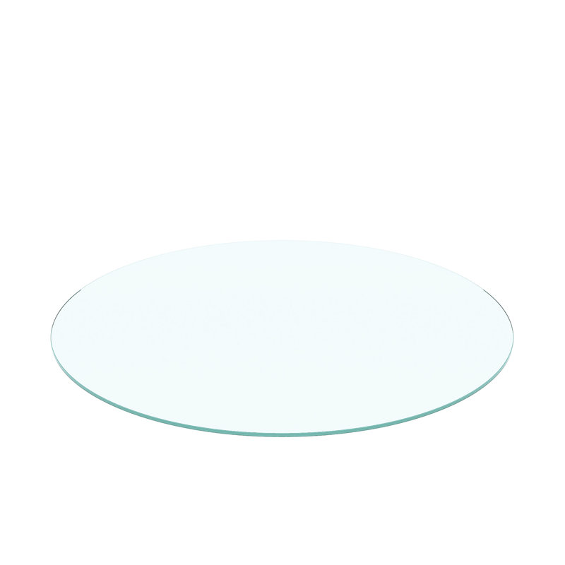 Table de réunion en verre trempé 30 po, 1/4 po d'épaisseur, longue durée de vie pour diverses occasions