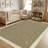 Area Rugs for Living Room Washable Living Room Rug – Bordered Jute Carpet for Hallway, Entryway, Kitchen, Bathroom, Office – Non-Slip, Low Pile, Machine Washable-831718556