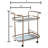 Gunter Metal Bar Cart