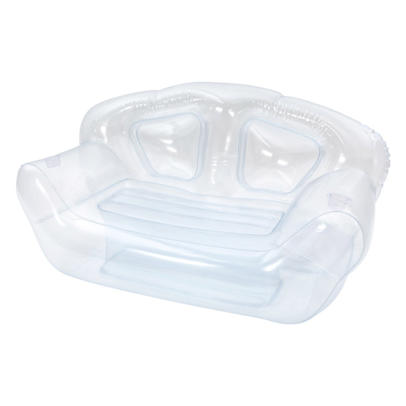 Canapé gonflable pour deux personnes Gedeonson, Blanc