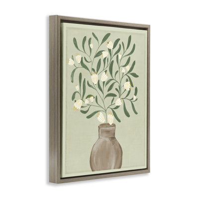 Cadre flottant Soft Elegance In Bloom, design par Alex Black