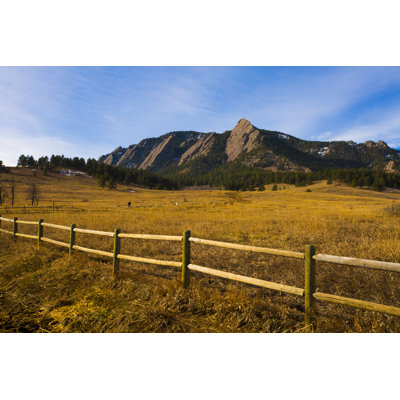 The Flatirons in Boulder, Colorado - Photographie sur toile tendue