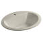 Lavabo encastré ovale en céramique avec trop-plein Bryant-19195626-10940794